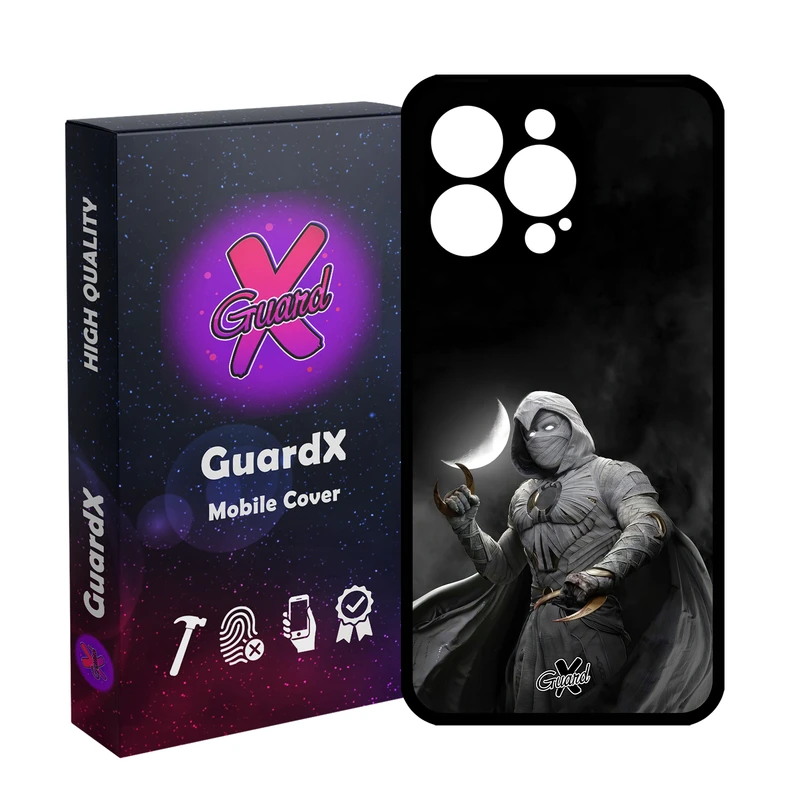 کاور گارد ایکس طرح Moon Knight مدل Glass10482 مناسب برای گوشی موبایل اپل iPhone 13 Pro