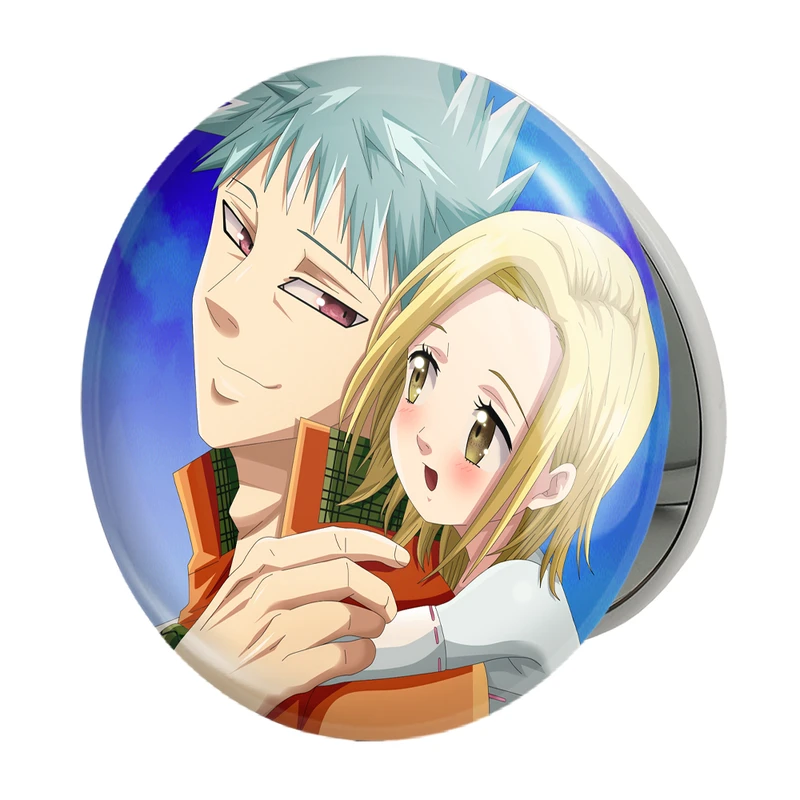 آینه جیبی خندالو طرح الین و بن انیمه هفت گناه کبیره مدل تاشو کد 17592 