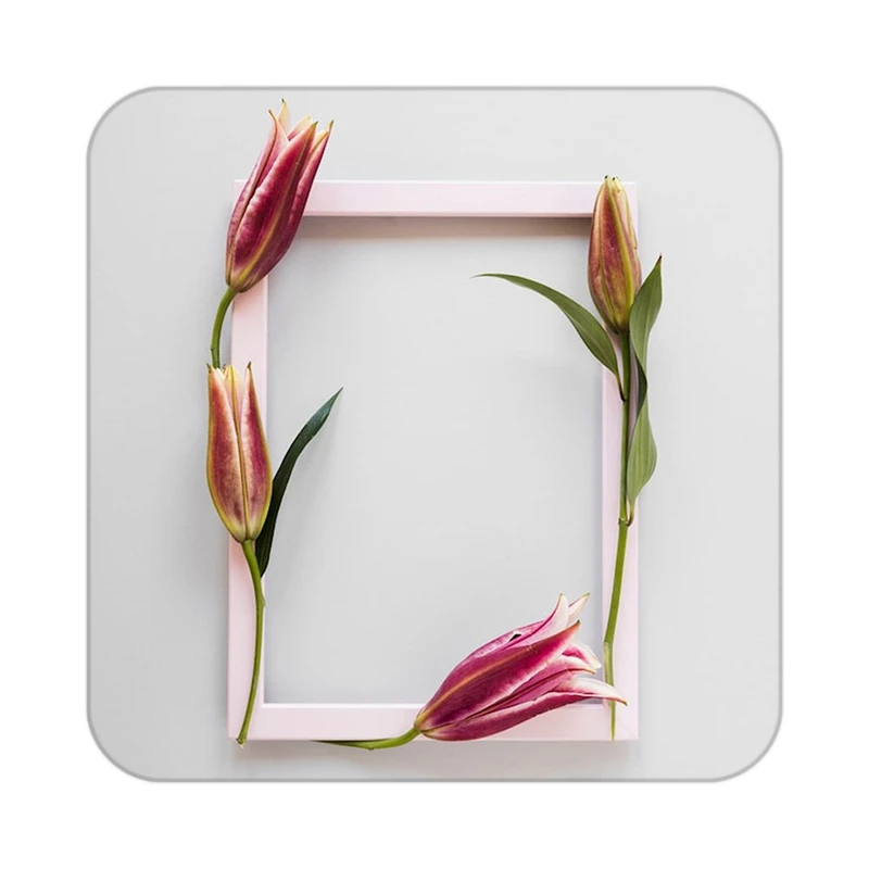 زیر لیوانی کاکتی طرح گل مدل mp17249