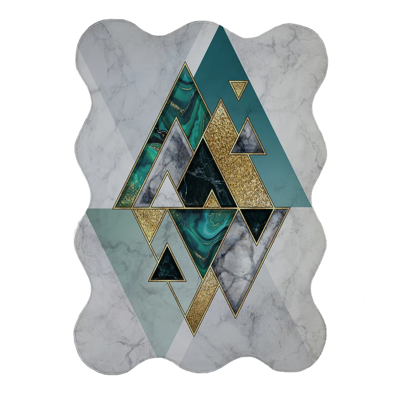 پادری مدل دالبر طرح سنگ کد 8602 سایز 80x110 سانتی متر 