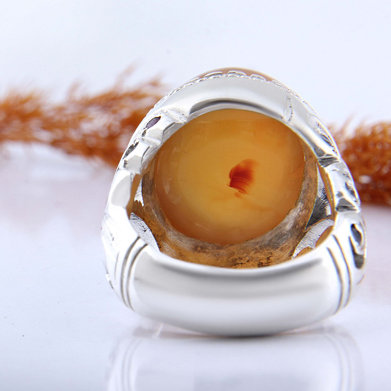 انگشتر نقره مردانه بازرگانی میلادی مدل رکاب مخراج کاری دستساز عقیق یمنی کد AM_4420 انگشتر نقره مردانه بازرگانی میلادی مدل رکاب مخراج کاری دستساز عقیق یمنی کد AM_4420