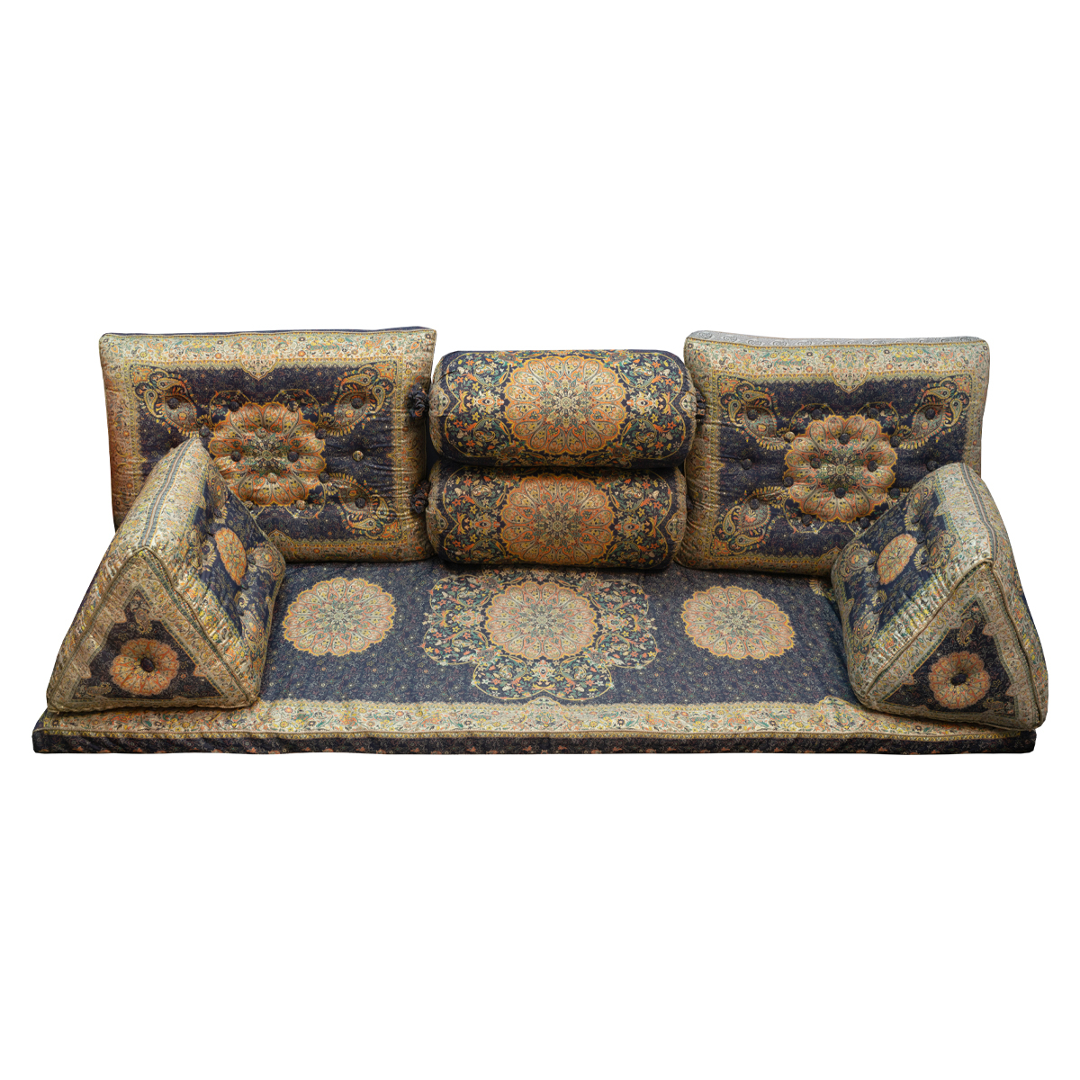 ست 7تکه پشتی ترمه طرح افشار کد 456