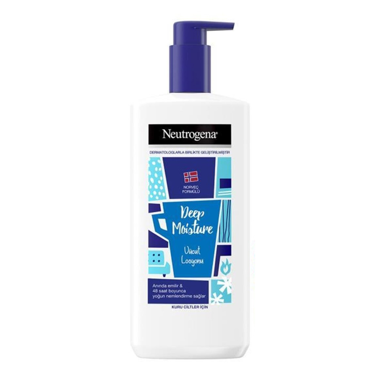 لوسیون بدن نوتروژینا مدل Deep Moisture حجم 400 میلی لیتر