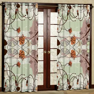 پرده مدل مخمل پانچی کد 4063k5 سایز 200x140 سانتی متر