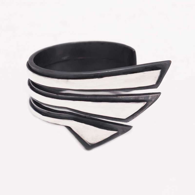 انگشتر نقره مردانه مدل R0103