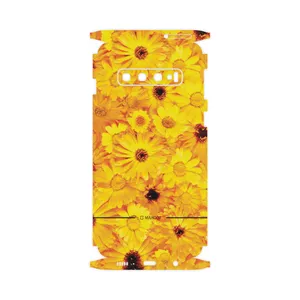 MAHOOT Yellow-Flower-FullSkin Cover Sticker for Samsung Galaxy S10