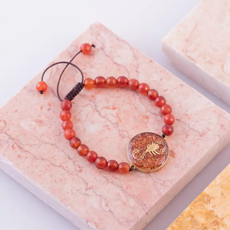 دستبند زنانه زرسام مدل ماه آبان کد 10006966