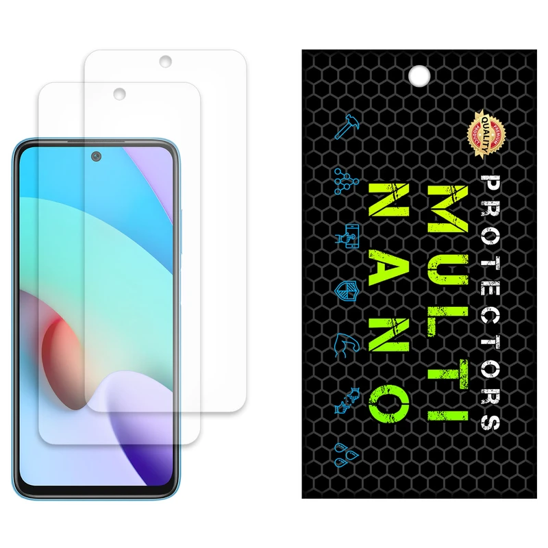 محافظ صفحه نمایش مات مولتی نانو مدل X-S2M مناسب برای گوشی موبایل شیائومی Redmi 10 Prime بسته دو عددی