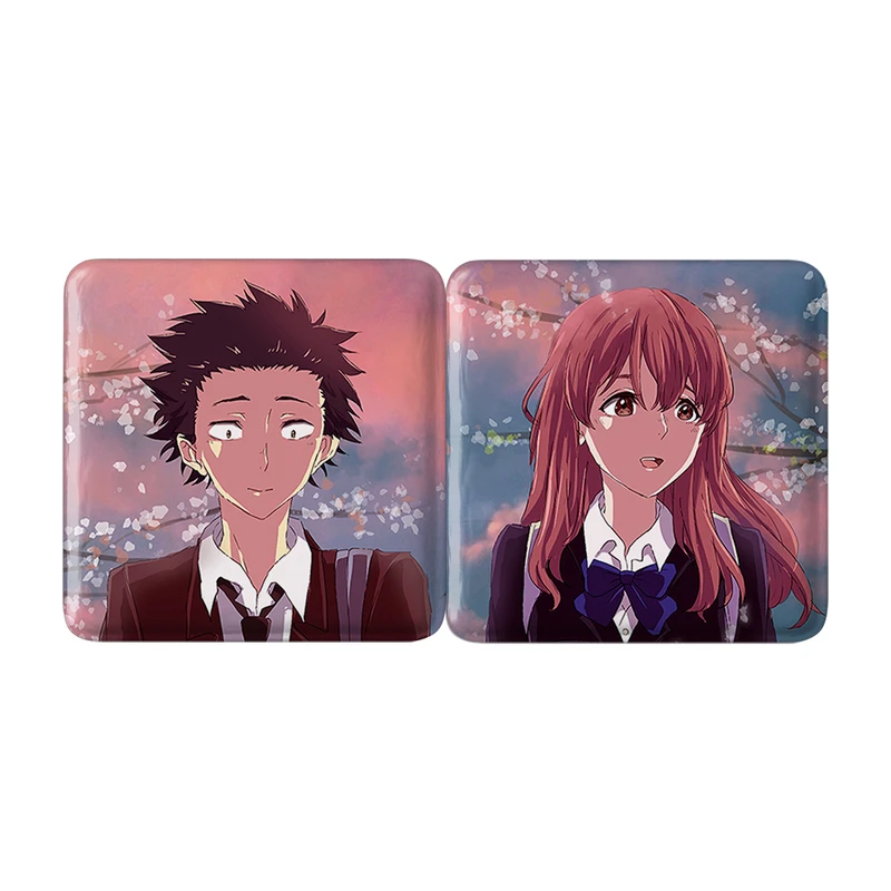مگنت خندالو مدل انیمه صدای خاموش A Silent Voice کد A94 مجموعه 2 عددی