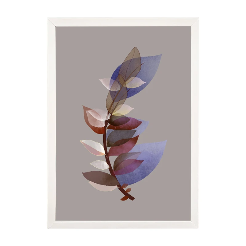 تابلو مدل دیواری طرح انتزاعی گیاه کد EA-1031