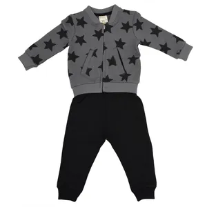 ست سویشرت و شلوار نوزادی رابو مدل 1386