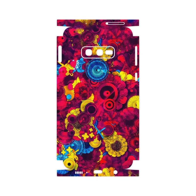 برچسب پوششی ماهوت مدل Vector Flower Garden Digital Art-FullSkin مناسب برای گوشی موبایل سامسونگ Galaxy S10e