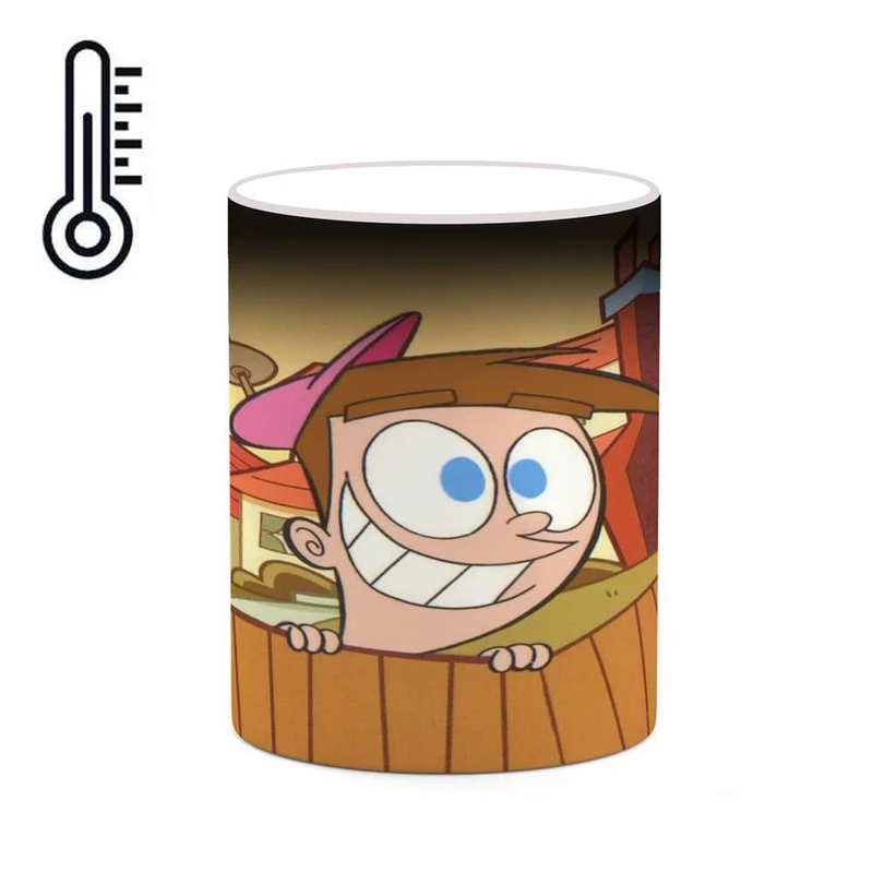 ماگ حرارتی کاکتی مدل کارتون The Fairly OddParents کد mgh23414