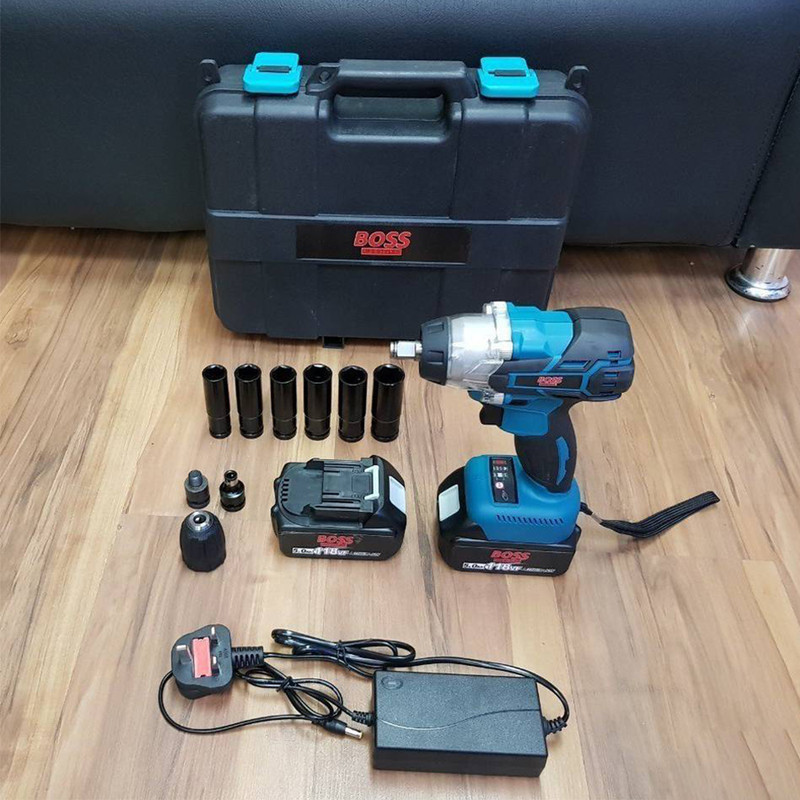 مجوعه 9 عددی آچار بکس شارژی باس مدل NEWBSHX-1633 PLUS