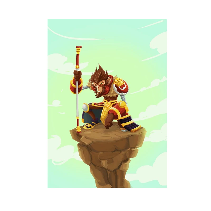 استیکر لپ تاپ و موبایل مدل بازی طزح افسانه سیاه ووکونگ Black Myth Wukong کد 3768
