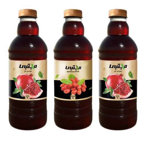 نوشیدنی زرشک و انار مجتبی - 1000 میلی لیتر مجموعه 3 عددی