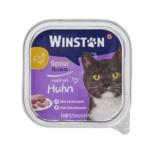 کنسرو غذای گربه مسن وینستون مدل mit huhn وزن 100گرم