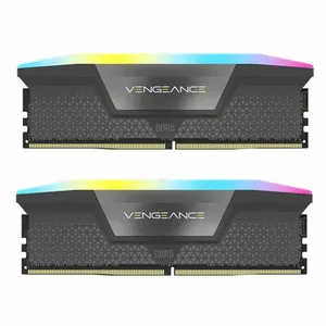 رم دسکتاپ DDR5 دو کاناله 5200 مگاهرتز CL38 کورسیر مدل VENGEANCE RGB ظرفیت 96 گیگابایت