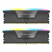 رم دسکتاپ DDR5 دو کاناله 96 گیگابایت کورسیر مدل VENGEANCE RGB فرکانس 7200 مگاهرتز تایمینگ CL40 و ماژول U-DIMM