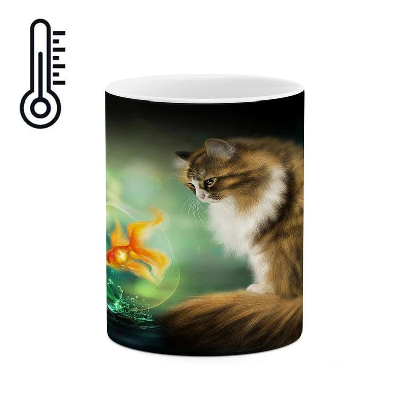 ماگ حرارتی کاکتی مدل نقاشی کد mgh13751