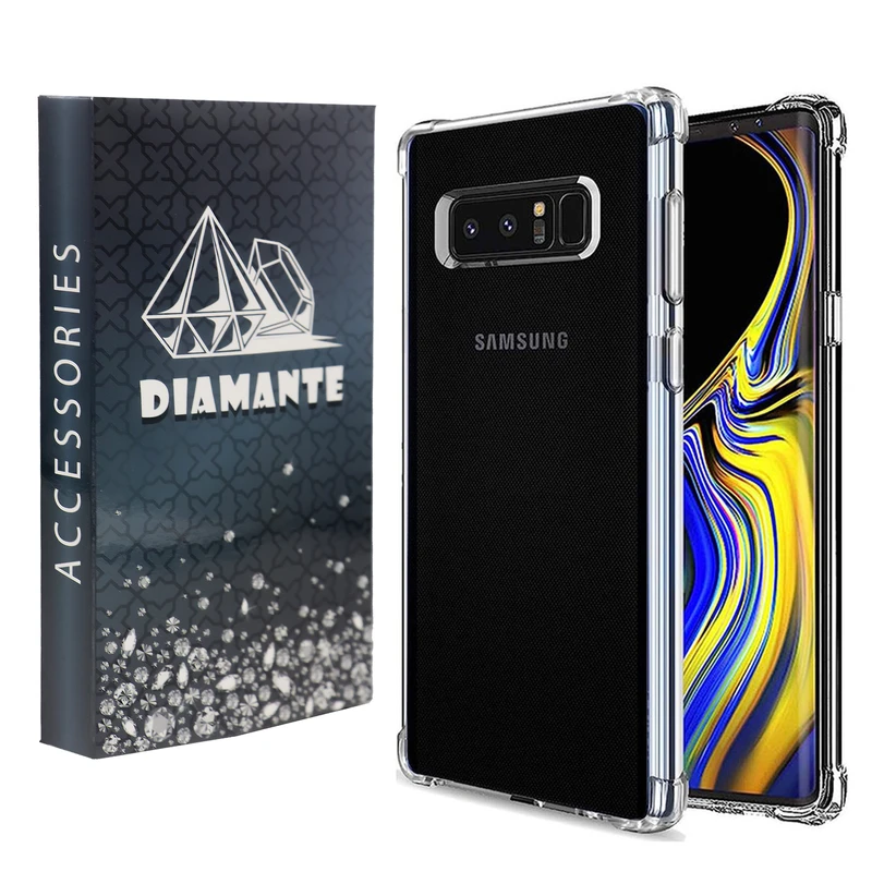 کاور دیامانته مدل Bianco Navy مناسب برای گوشی موبایل سامسونگ Galaxy Note 8