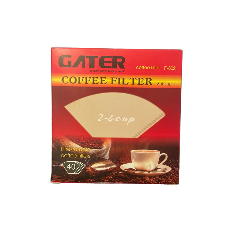 فیلتر قهوه گتر مدل F02 بسته ۴۰ عددی
