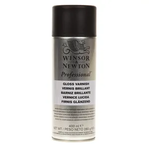  اسپری ورنی وینزور اند نیوتن مدل GLOSS VARNISH حجم 400 میلی لیتر 
