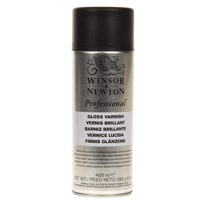  اسپری ورنی وینزور اند نیوتن مدل GLOSS VARNISH حجم 400 میلی لیتر 