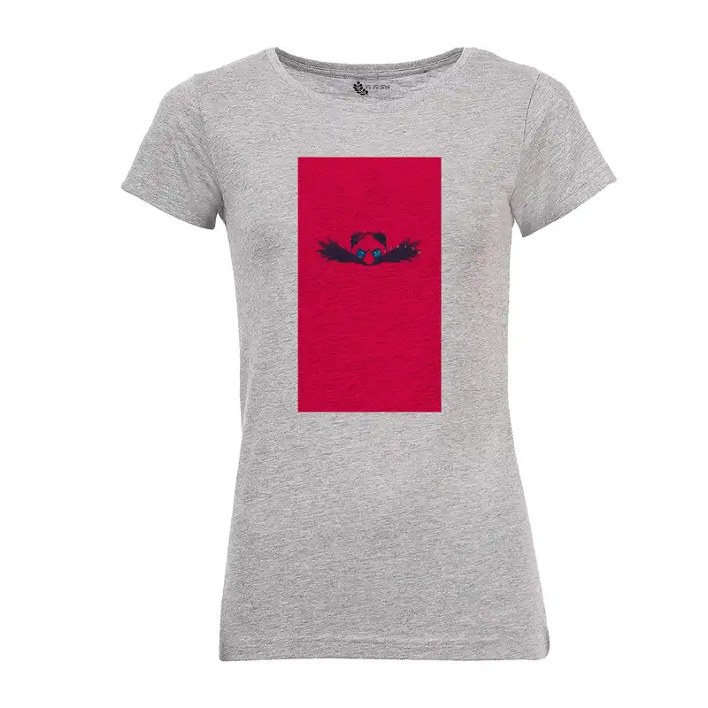 تی شرت آستین کوتاه زنانه مدل سیبیل