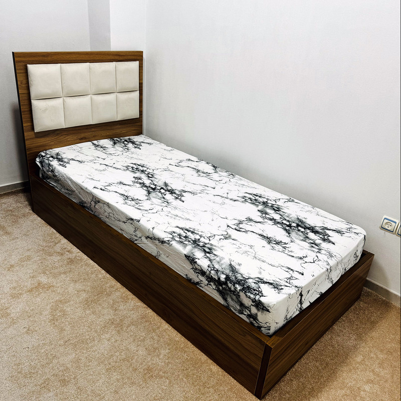 ملحفه ناتوسا مدل ابر و بادی یک نفره سایز 140x240 سانتی متر