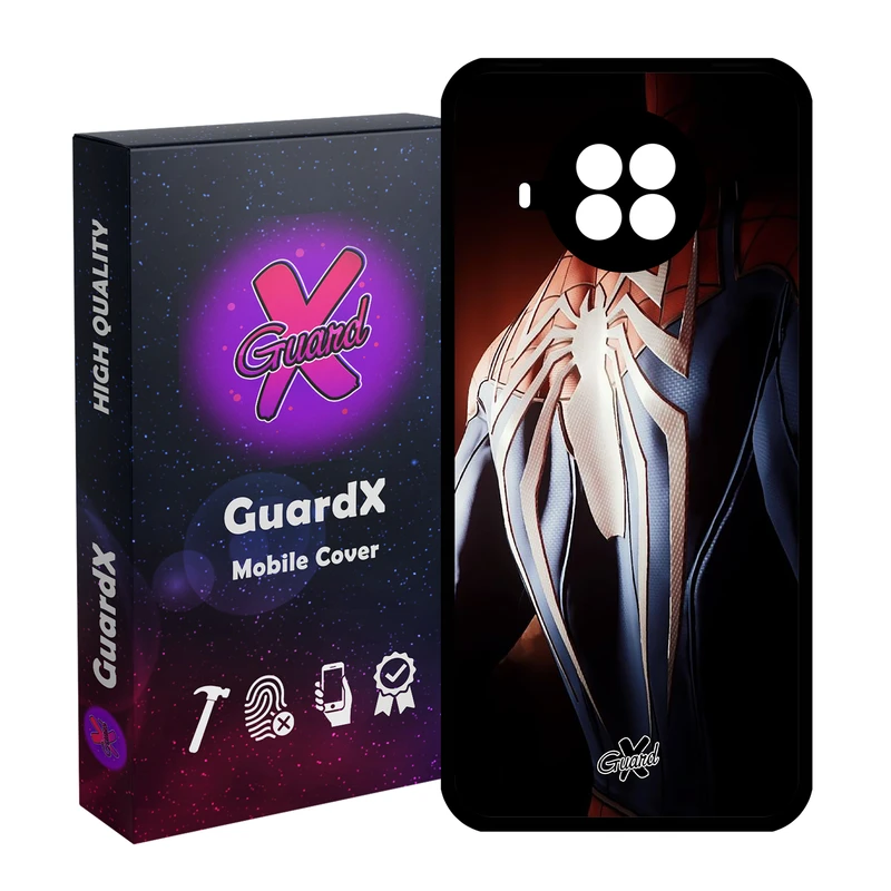 کاور گارد ایکس طرح Spider Man مدل Glass10126 مناسب برای گوشی موبایل شیائومی Mi 10T Lite / Mi 10I / Redmi Note 9 Pro 5G