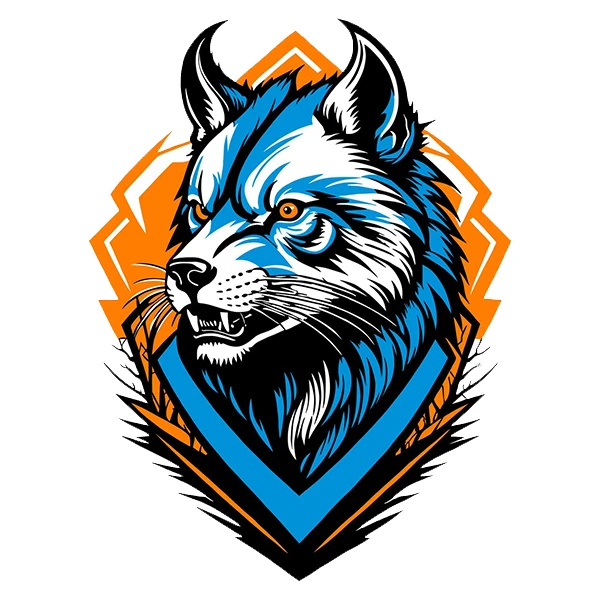  استیکر پارچه و لباس پاد آفرین طرح گرگ کد 5259