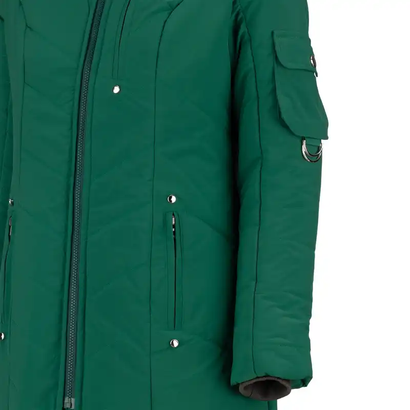 کاپشن زنانه السانا مدل یاشیل کد 144221