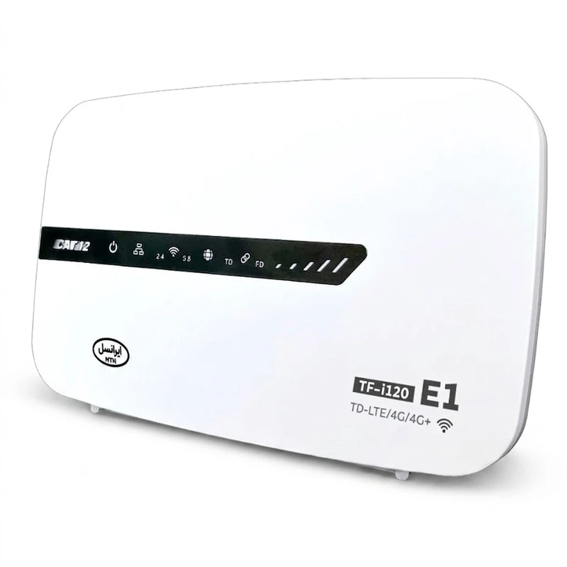 مودم ایرانسل مدل TF i120 4.5G E1 به همراه سیم کارت و 300 گیگابایت اینترنت 3 ماهه