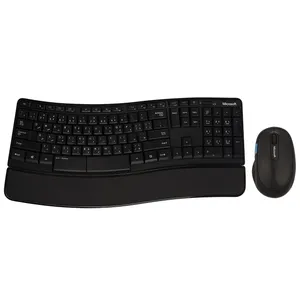 Microsoft Desktop Sculpt Comfort Wireless Keyboard and Mouse With Arabic Letters