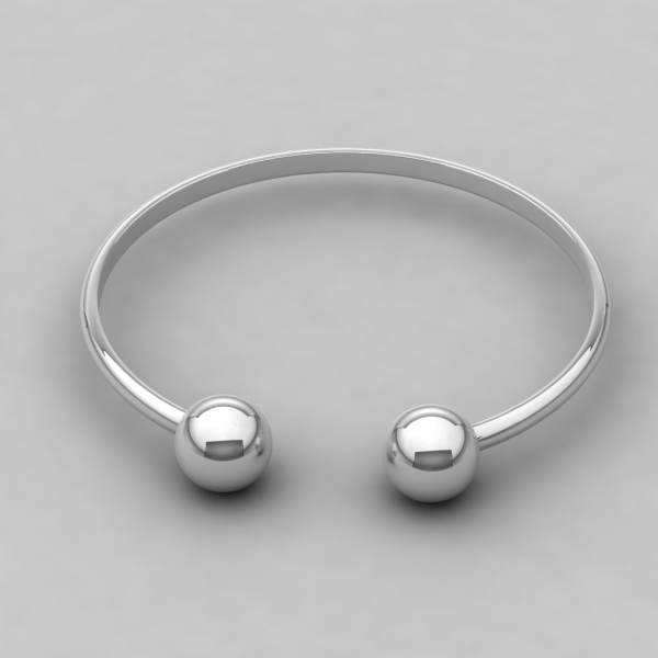 دستبند نقره زنانه مدل T045