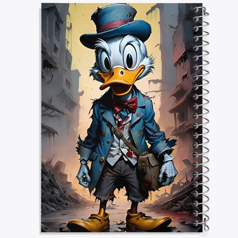 دفتر مشق 50 برگ خندالو طرح دانلد داک (Donald Duck) کد F8485