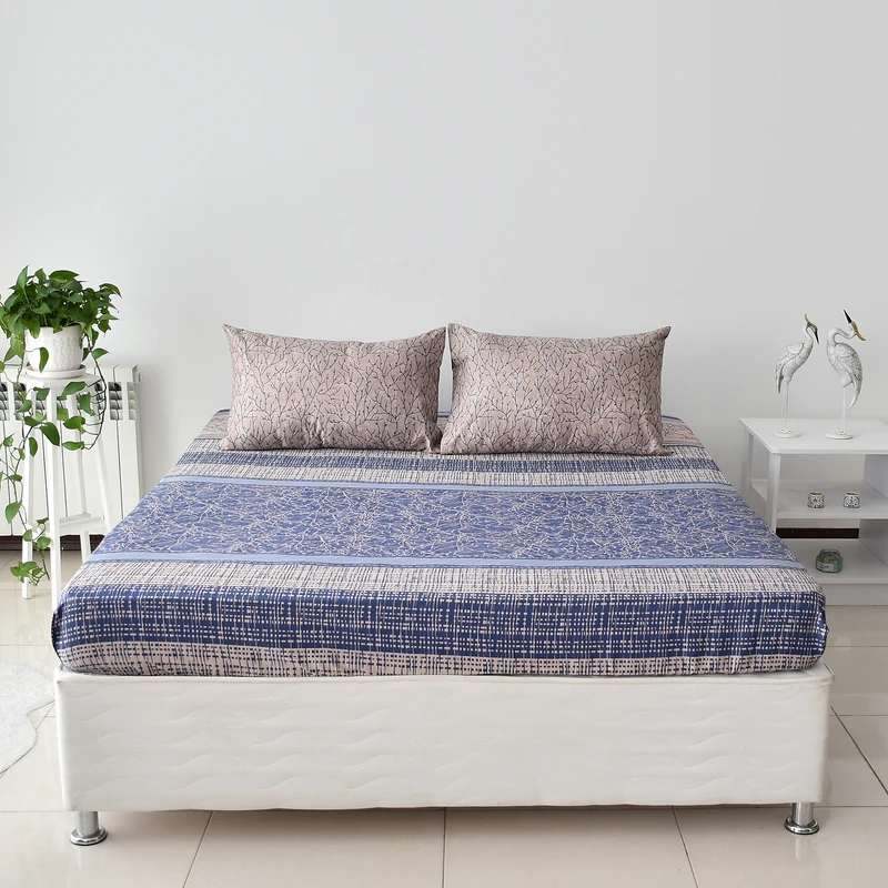 سرویس ملحفه بومرنگ مدل Manal-160 دونفره 3 تکه