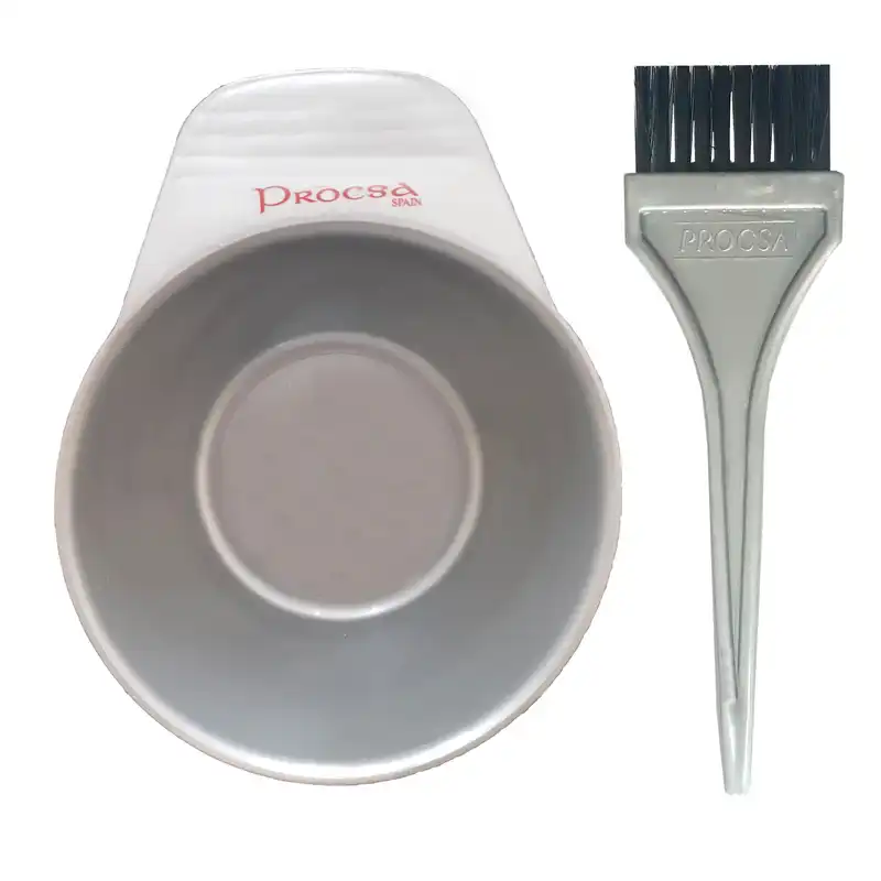 قلم رنگ مو پروکسا کد 03 به همراه کاسه رنگ