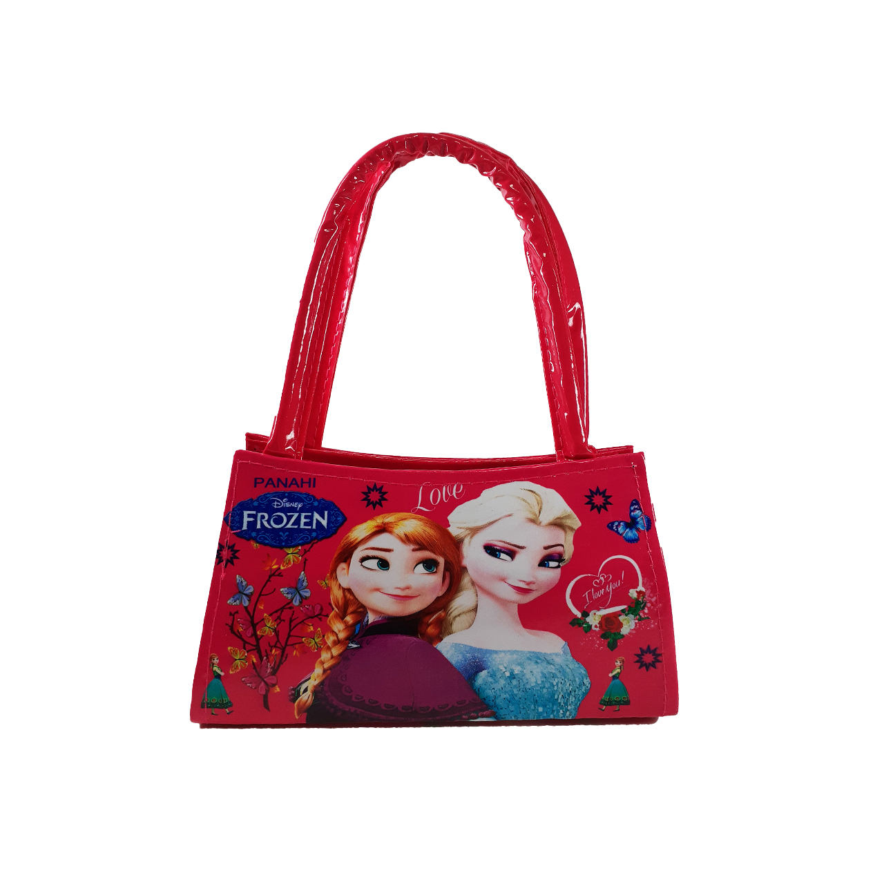 کیف دستی دخترانه مدل السا و انا و شکوفه ها کد 55