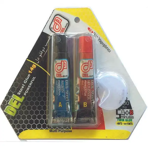 چسب دوقلو دل مدل0001 حجم 14 میلی لیتر