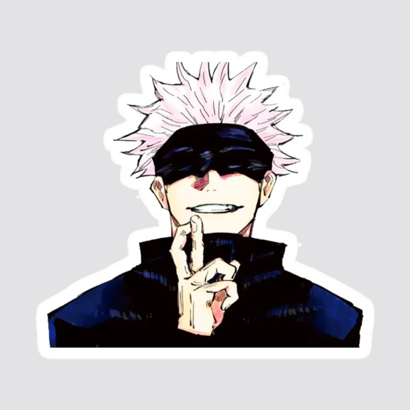 استیکر لپ تاپ پیکسل میکسل مدل انیمه jujutsu kaisen