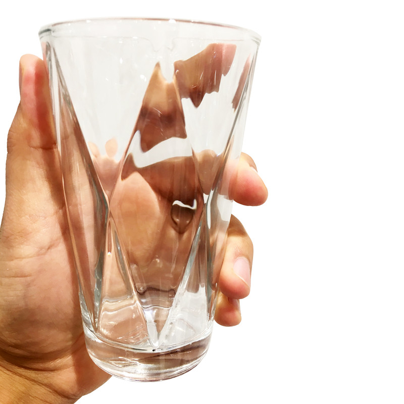 لیوان آکوا مدل لوزی بسته 6 عددی