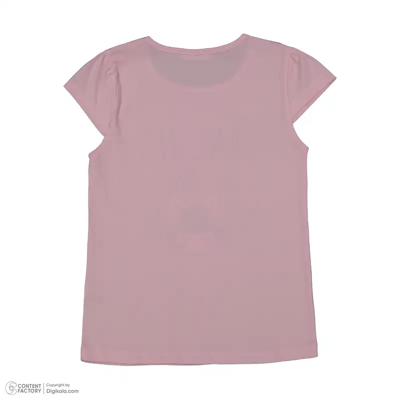 ست تی شرت و شلوارک دخترانه اوزکان مدل ترک 3419882