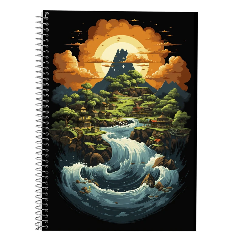 دفتر لغت 50 برگ مدوپد طرح Ghibli کد DF2403