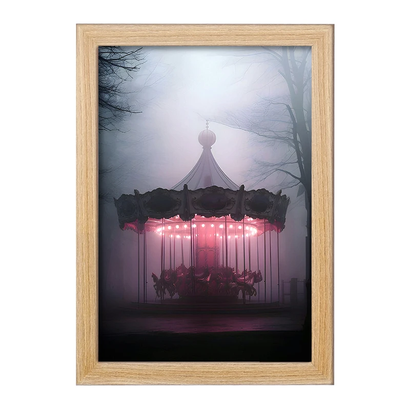 تابلو خندالو مدل شهربازی مرموز کد F8904