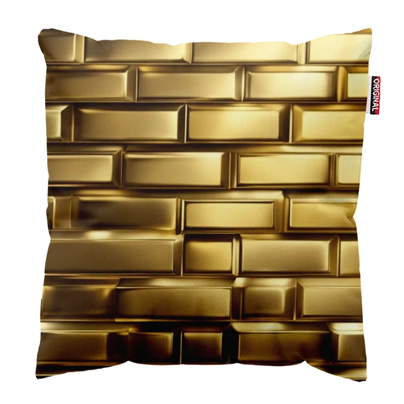 کوسن پاد آفرین طرح آجر کد 3027 سایز 30*30 سانتی متر