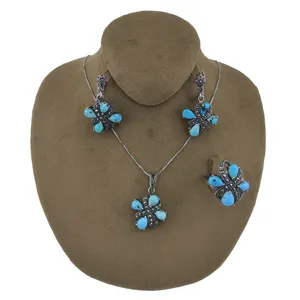 نیم ست نقره زنانه مدل 0167