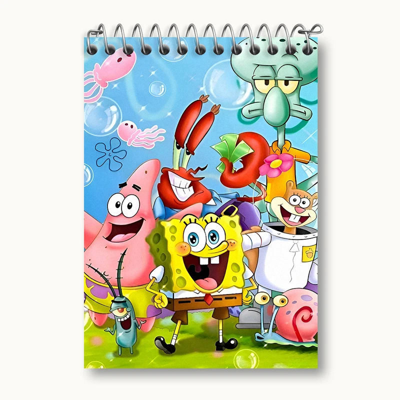 دفتر یادداشت 50 برگ خندالو طرح باب اسفنجی کد N3141