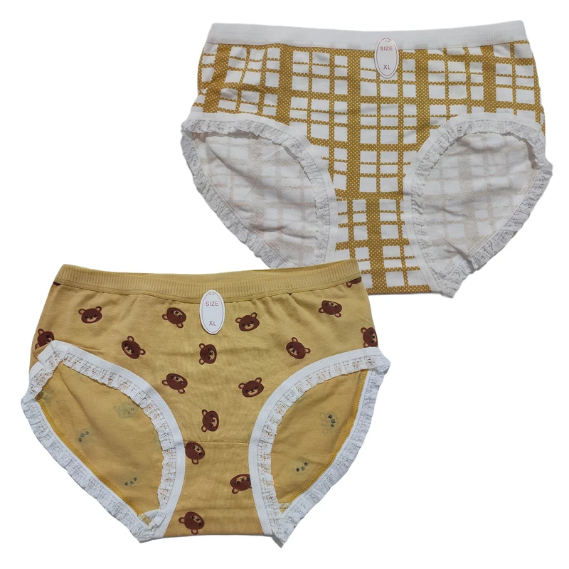 شورت زنانه مدل عروسکی تدی خردلی بسته 2 عددی